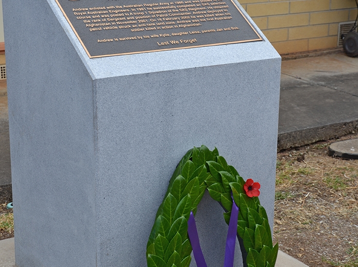 Andrew Russell Memorial Plaque